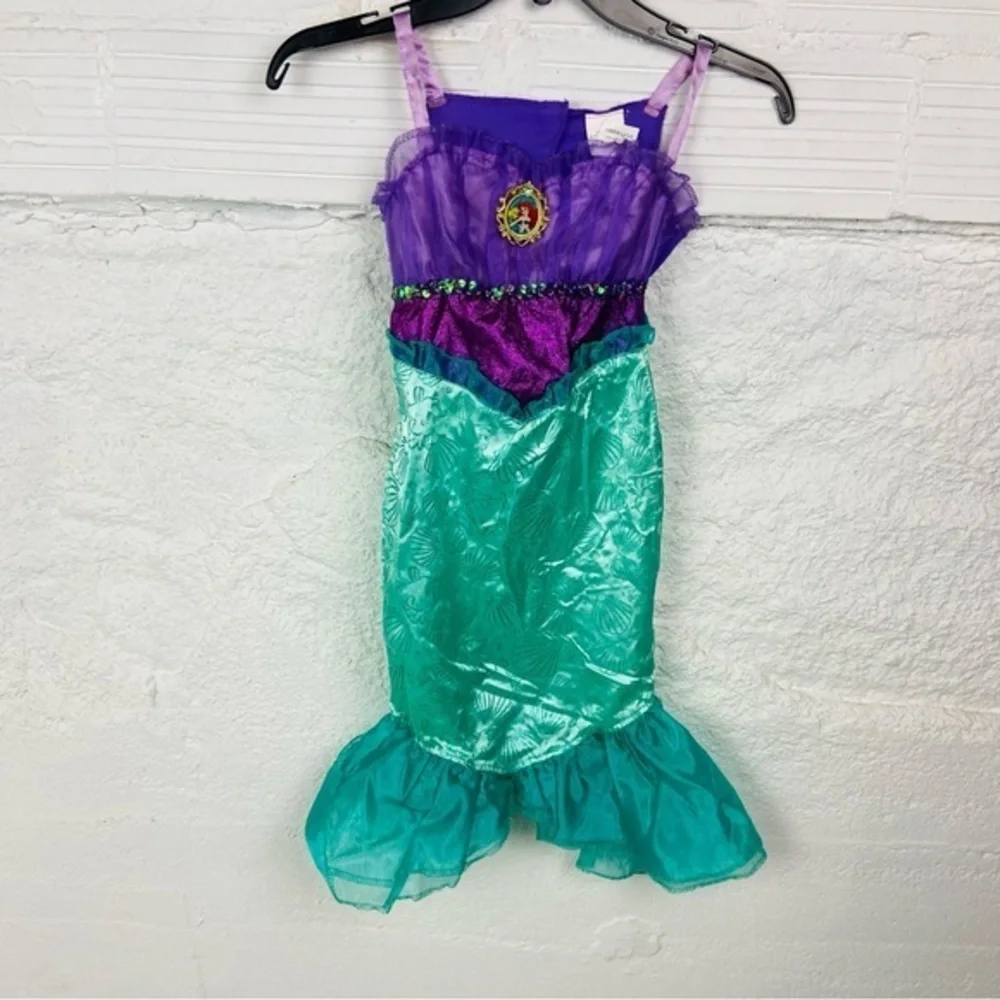Disney little Mermaid Ariel Kids Costume - Purple and Teal size 4-6X